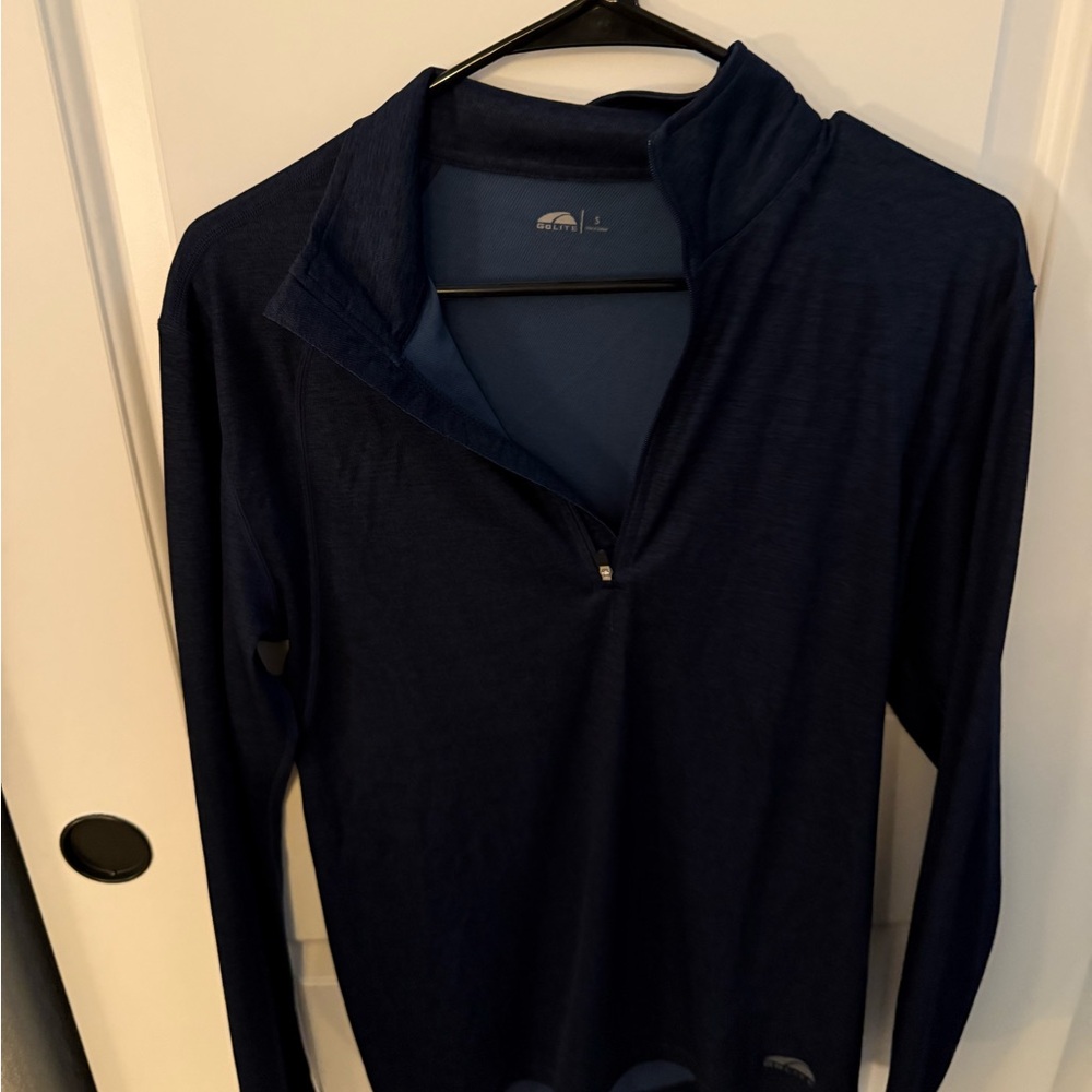GoLite Men's Navy Quarter-Zip Pullover Size S